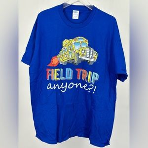 Stuffed Lizard Magic School Bus Back to School T-Shirt